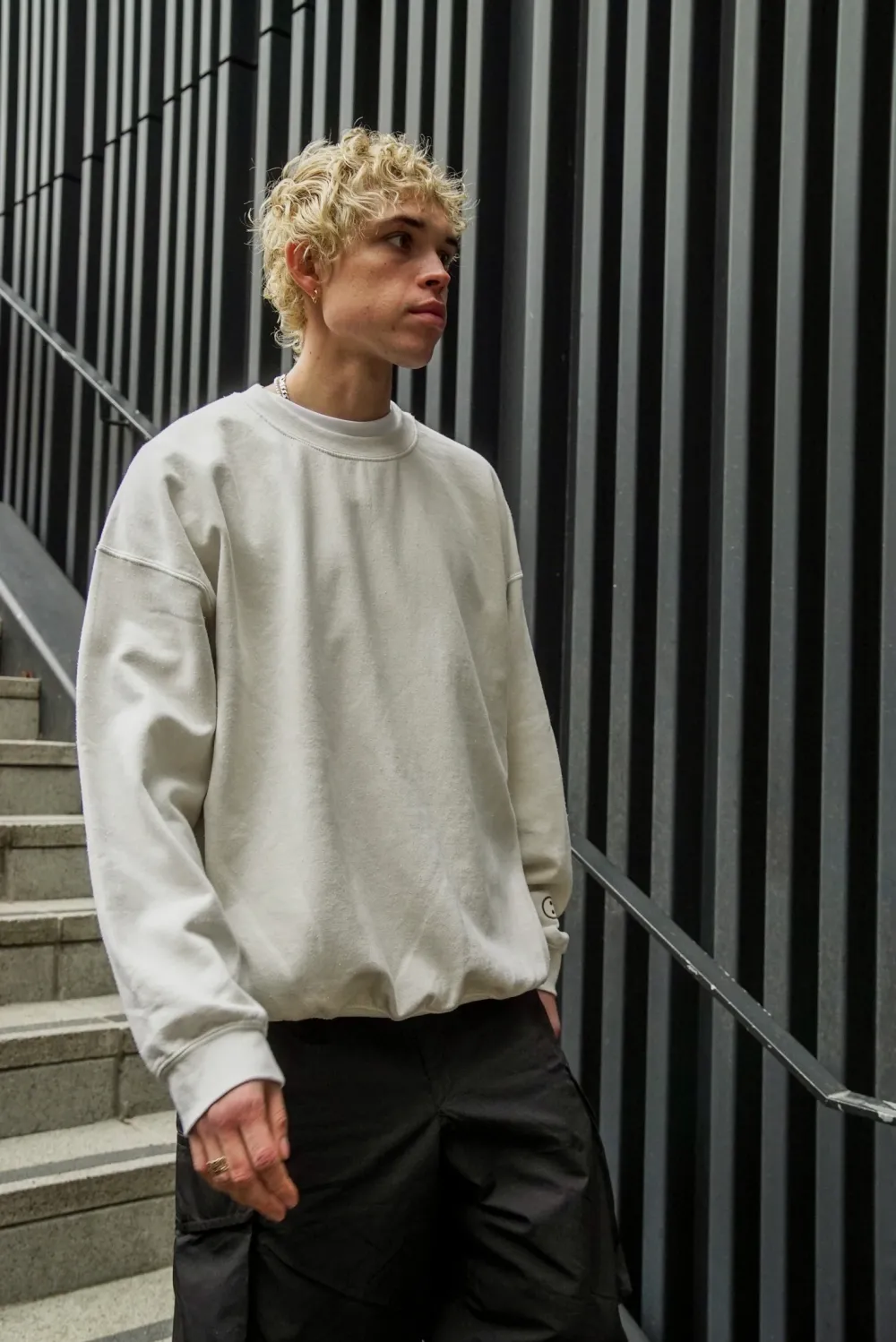 UN:IK Essentials Essentials Vintage Washed Sweater - Ivory