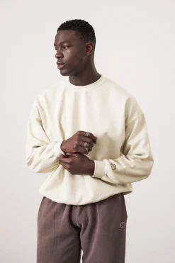 UN:IK Essentials Essentials Vintage Washed Sweater - Ivory