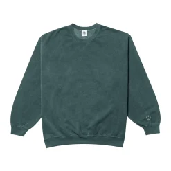 UN:IK Essentials Essentials Vintage Washed Sweater - Forest
