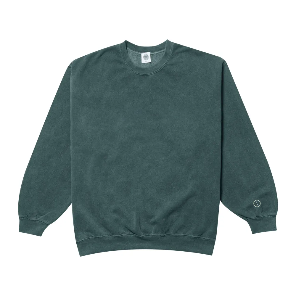 UN:IK Essentials Essentials Vintage Washed Sweater - Forest