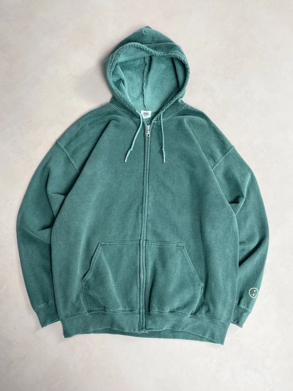UN:IK Essentials Essentials Vintage Washed Zip-Up Hoodie & Jogger Set - Forest