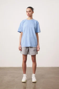 UN:IK Essentials Essentials Vintage Washed Tee - Powder Blue