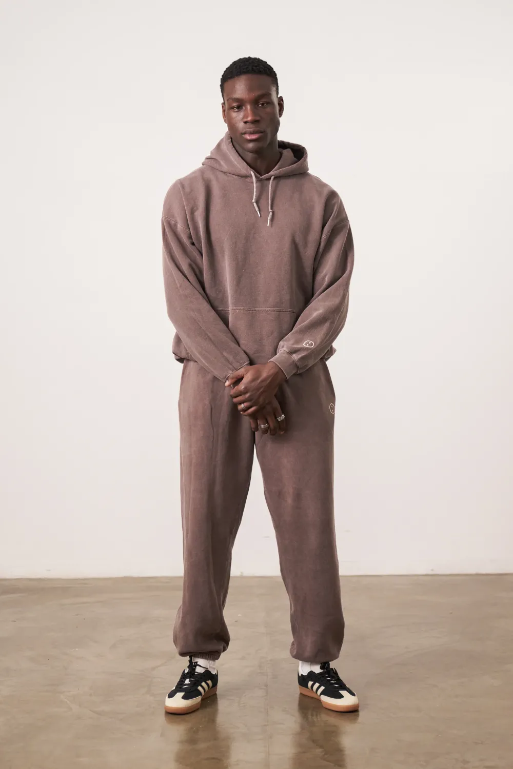 UN:IK Essentials Essentials Vintage Washed Hoodie - Cocoa