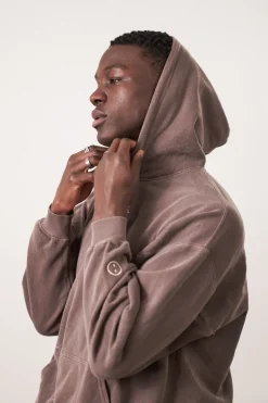 UN:IK Essentials Essentials Vintage Washed Hoodie - Cocoa