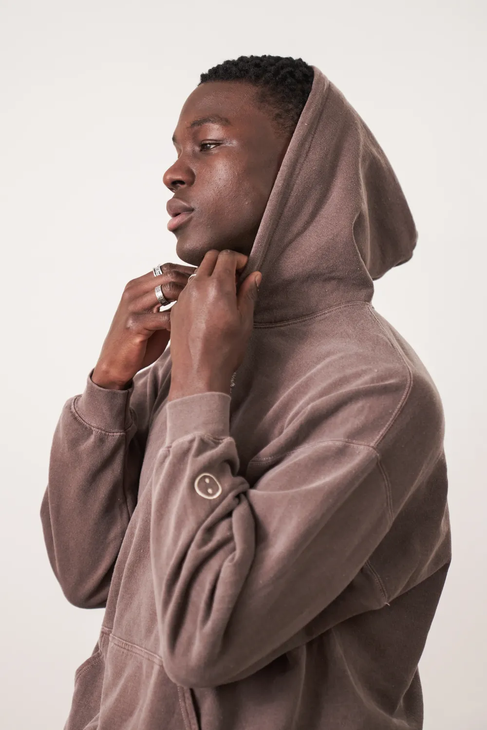 UN:IK Essentials Essentials Vintage Washed Hoodie - Cocoa