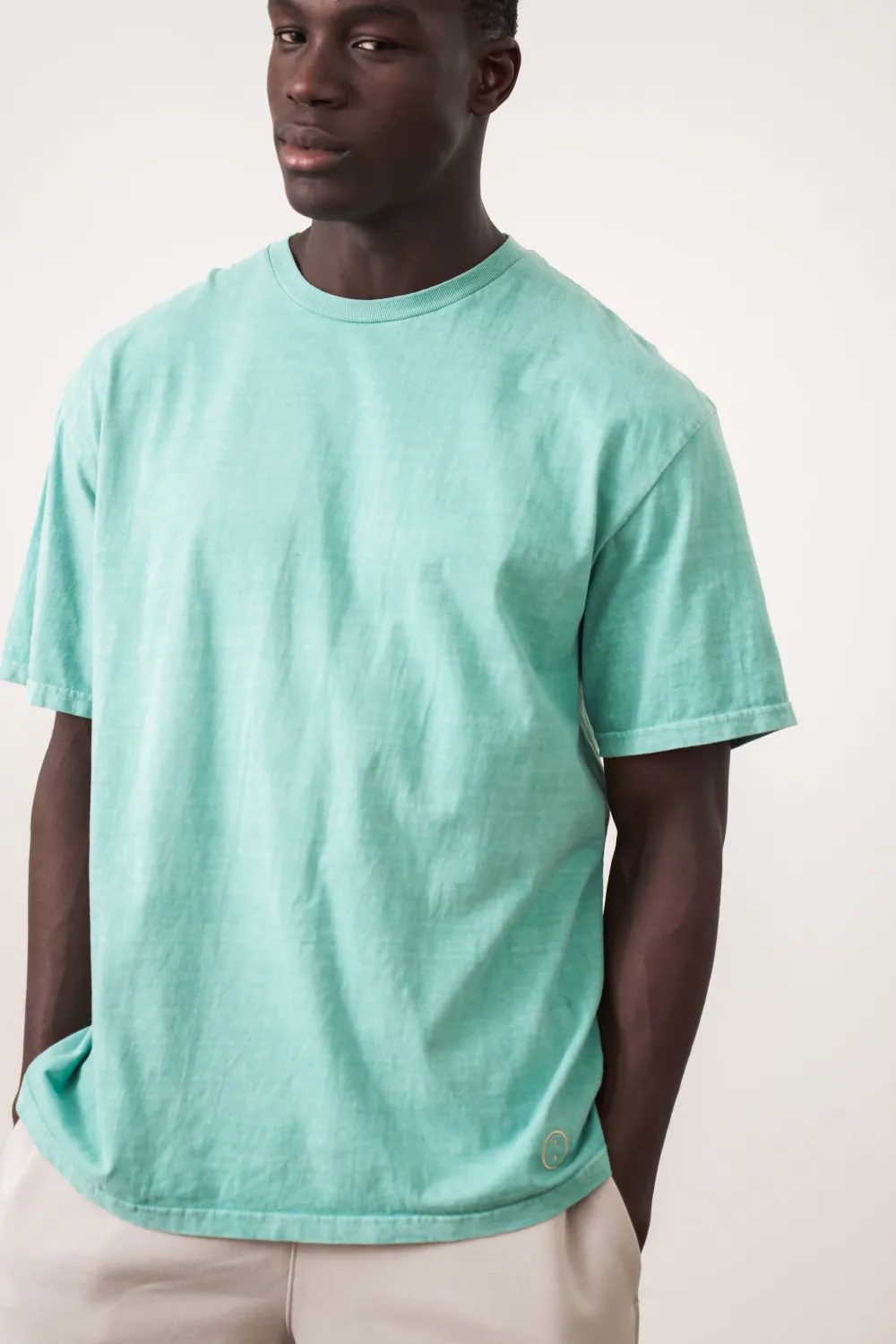 UN:IK Essentials Essentials Vintage Washed Tee - Seafoam