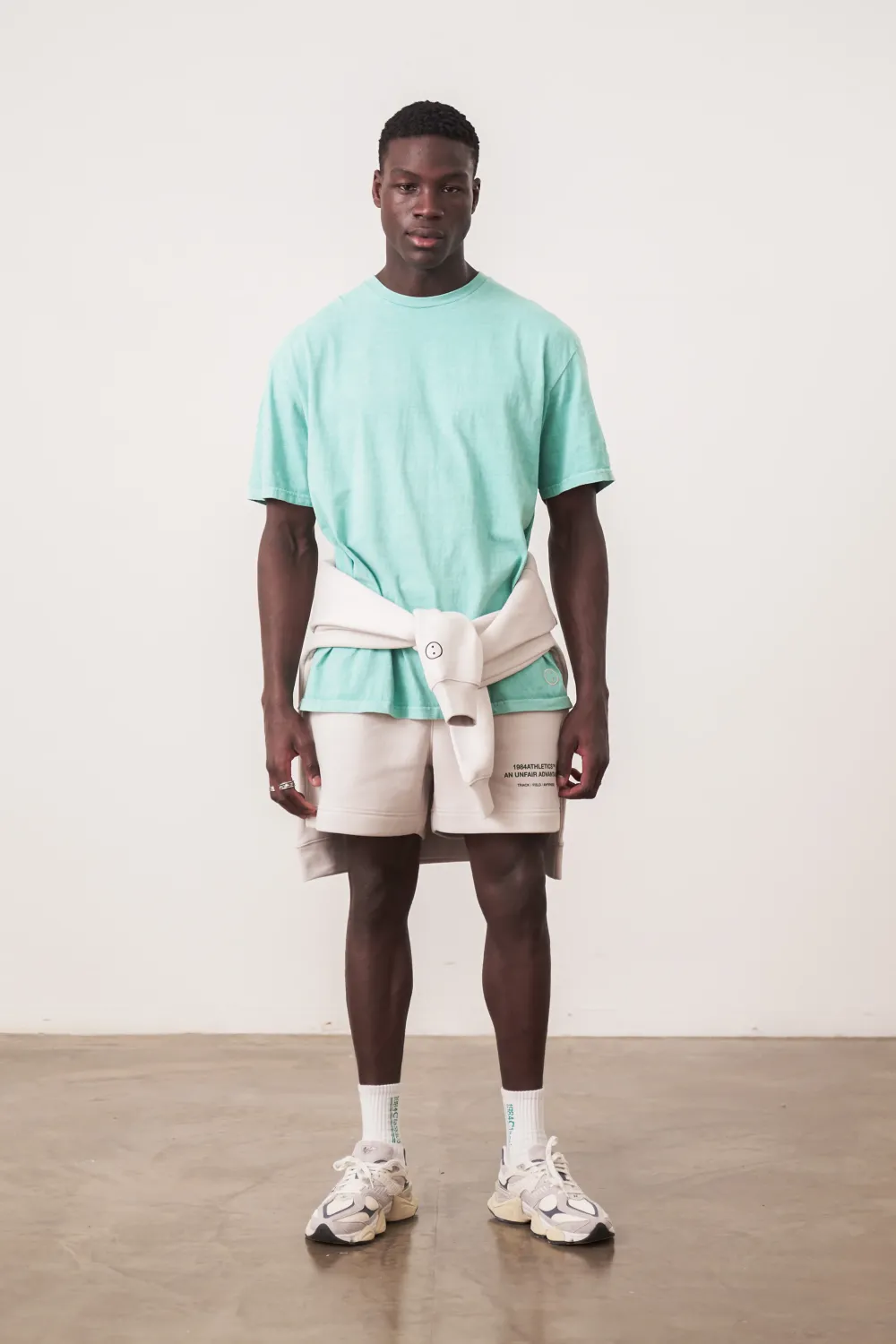 UN:IK Essentials Essentials Vintage Washed Tee - Seafoam