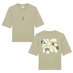 FLWRS by Chloe Hayward FLWRS Organic Boxy Tee - Sage