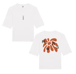FLWRS by Chloe Hayward FLWRS Organic Boxy Tee - White
