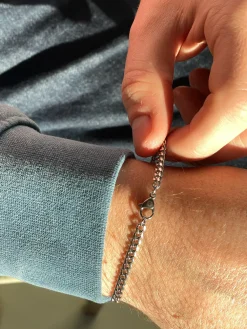 UN:IK Essentials Franco Chain Bracelet 4mm - Silver