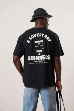 Guinness x UN:IK 'Enjoy Together' Tee & Print Bundle - Black