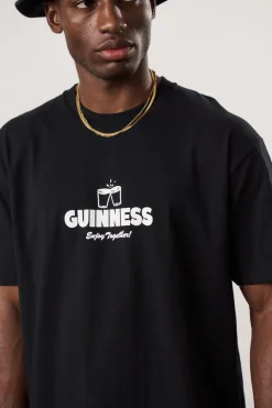 Guinness x UN:IK 'Enjoy Together' Tee & Print Bundle - Black