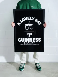 Guinness x UN:IK 'Enjoy Together' Print - Black