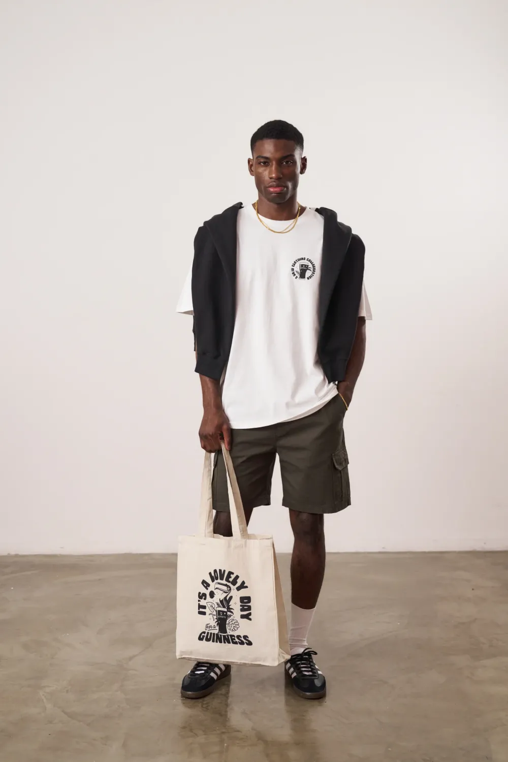 Guinness x UN:IK 'Jungle' Tee & Print Bundle - White