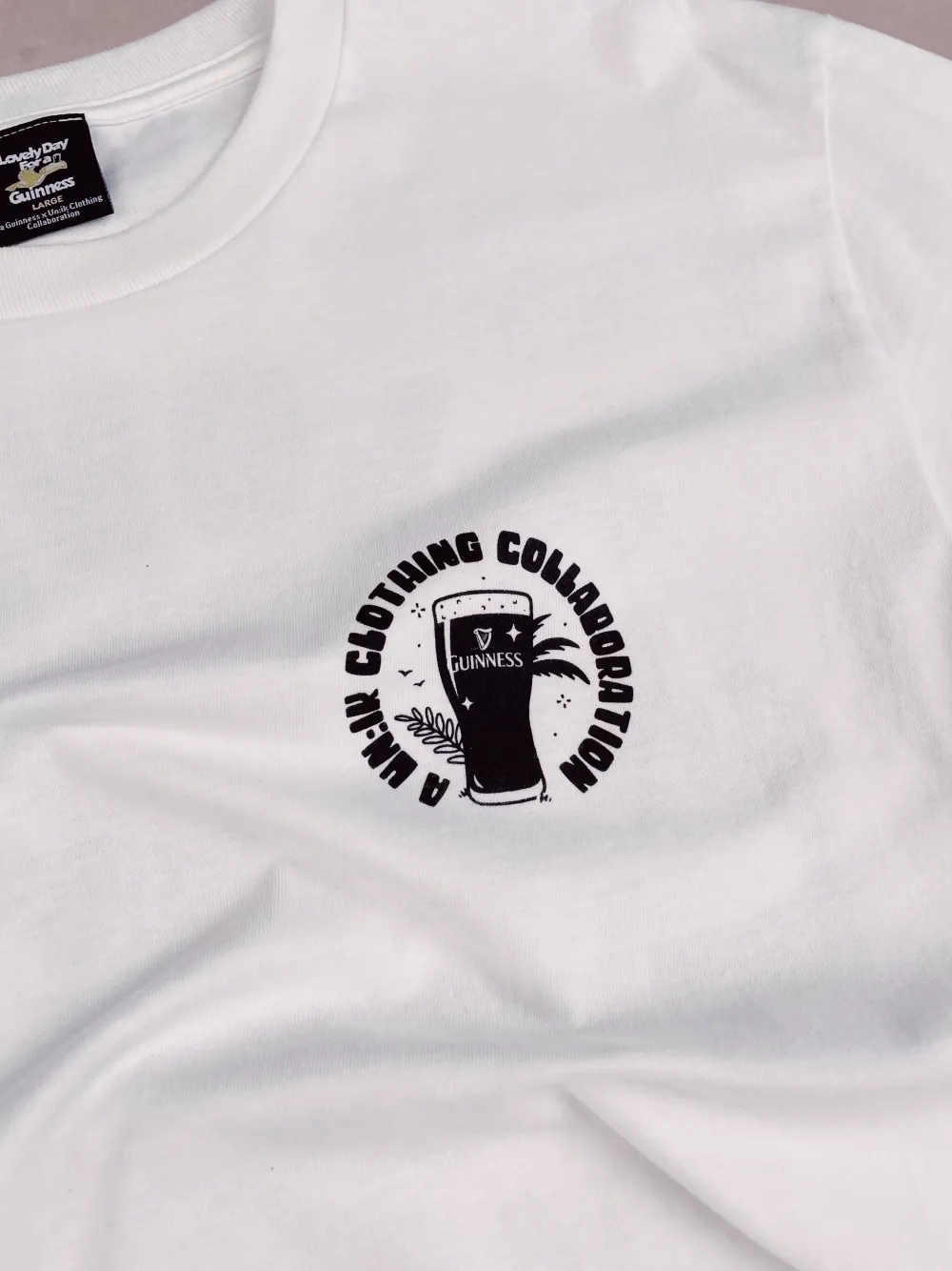 Guinness x UN:IK 'Jungle' Tee - White