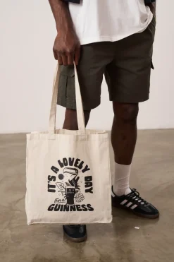 Guinness x UN:IK 'Jungle' Tote Bag - Natural