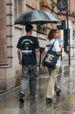 Guinness x UN:IK 'Lovely Day' Tote Bag - Black