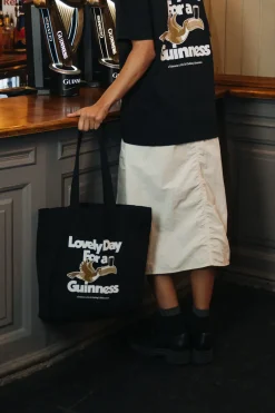 Guinness x UN:IK 'Lovely Day' Tee & Tote Bag Bundle - Black