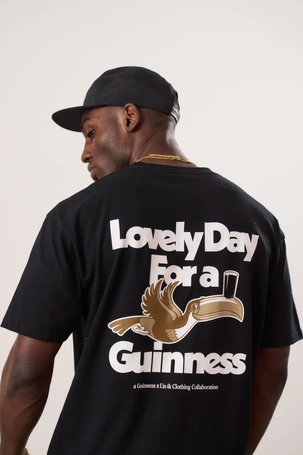 Guinness x UN:IK 'Lovely Day' Tee & Tote Bag Bundle - Black