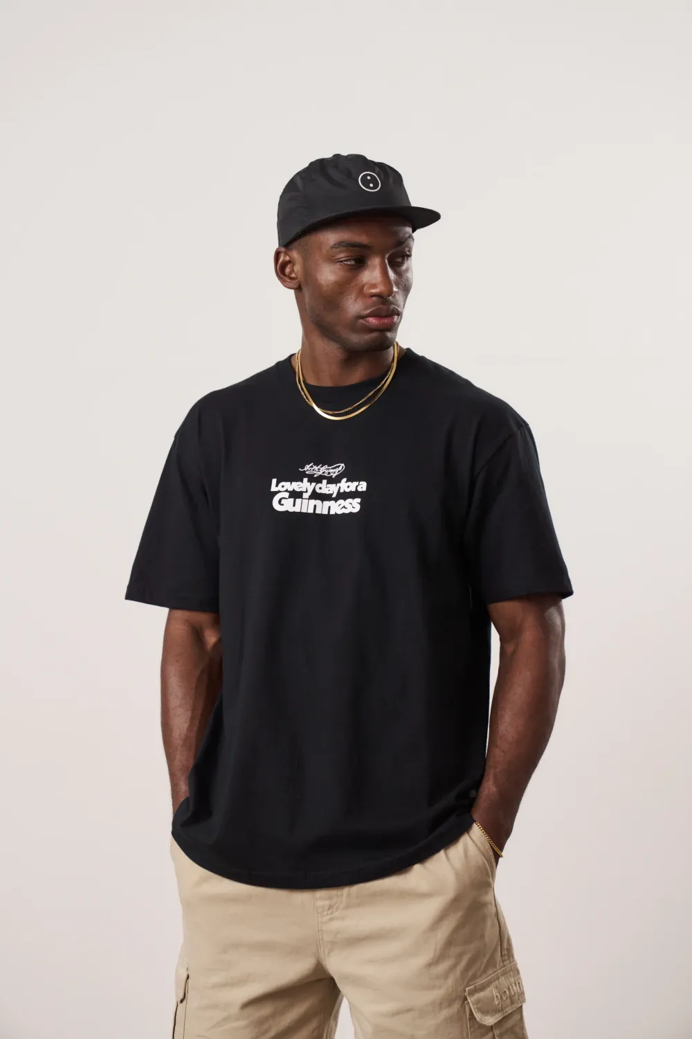 Guinness x UN:IK 'Lovely Day' Tee & Tote Bag Bundle - Black
