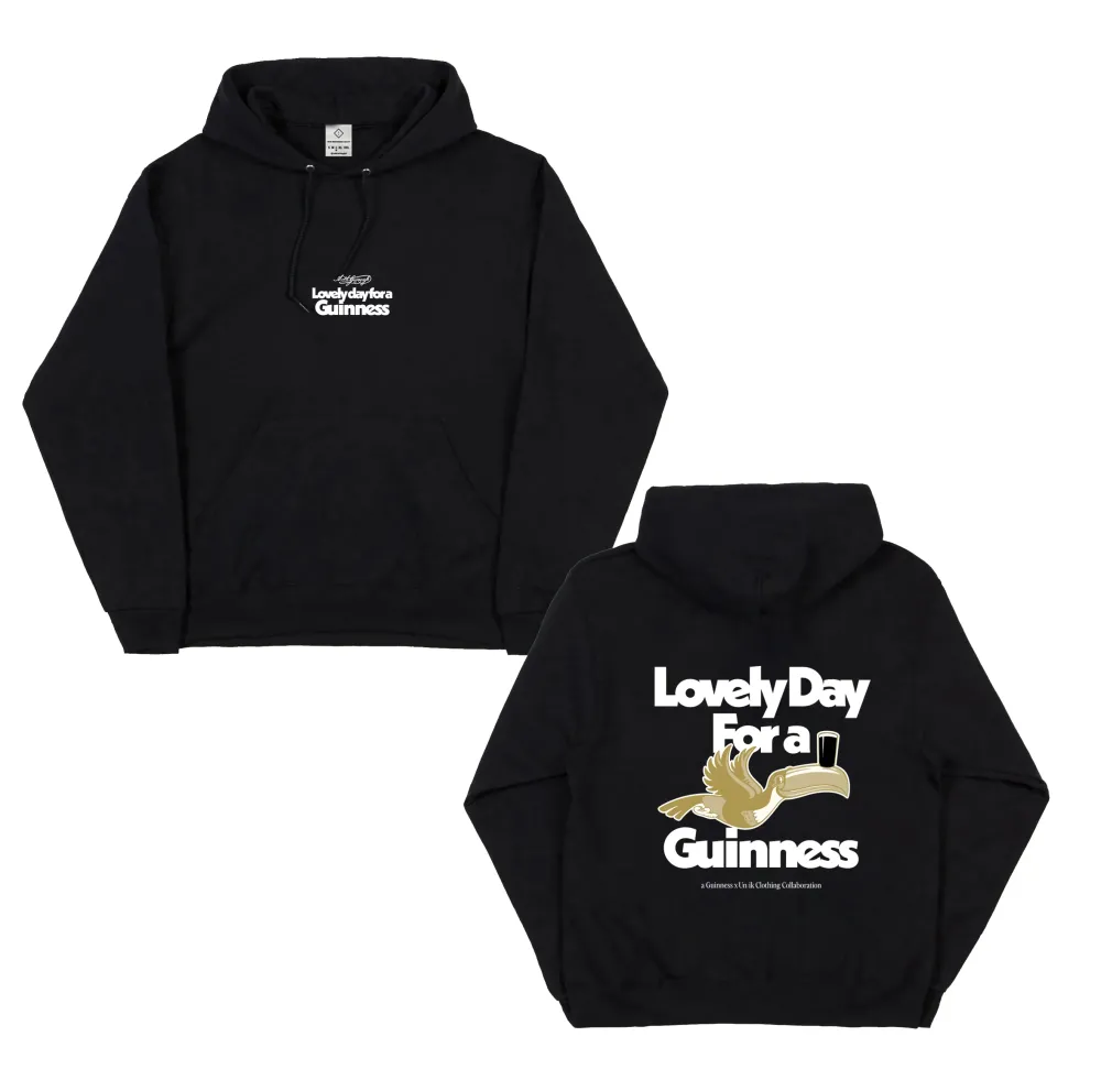 Guinness x UN:IK 'Lovely Day' Hoodie - Black