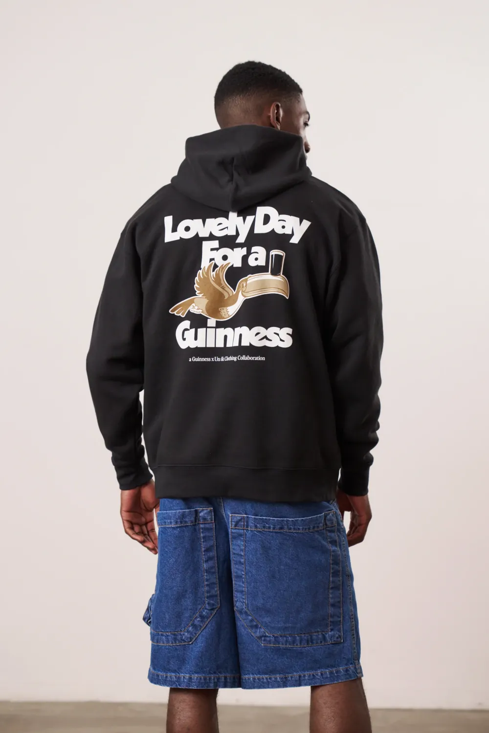 Guinness x UN:IK 'Lovely Day' Hoodie - Black