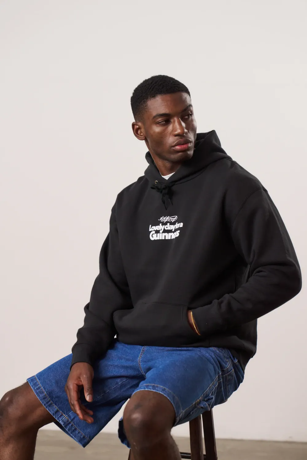 Guinness x UN:IK 'Lovely Day' Hoodie - Black