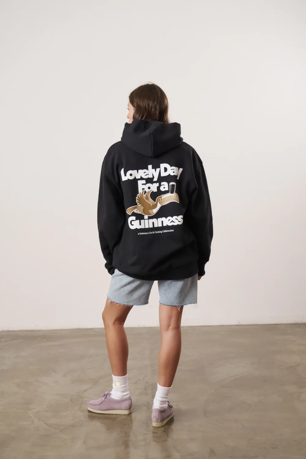 Guinness x UN:IK 'Lovely Day' Hoodie - Black