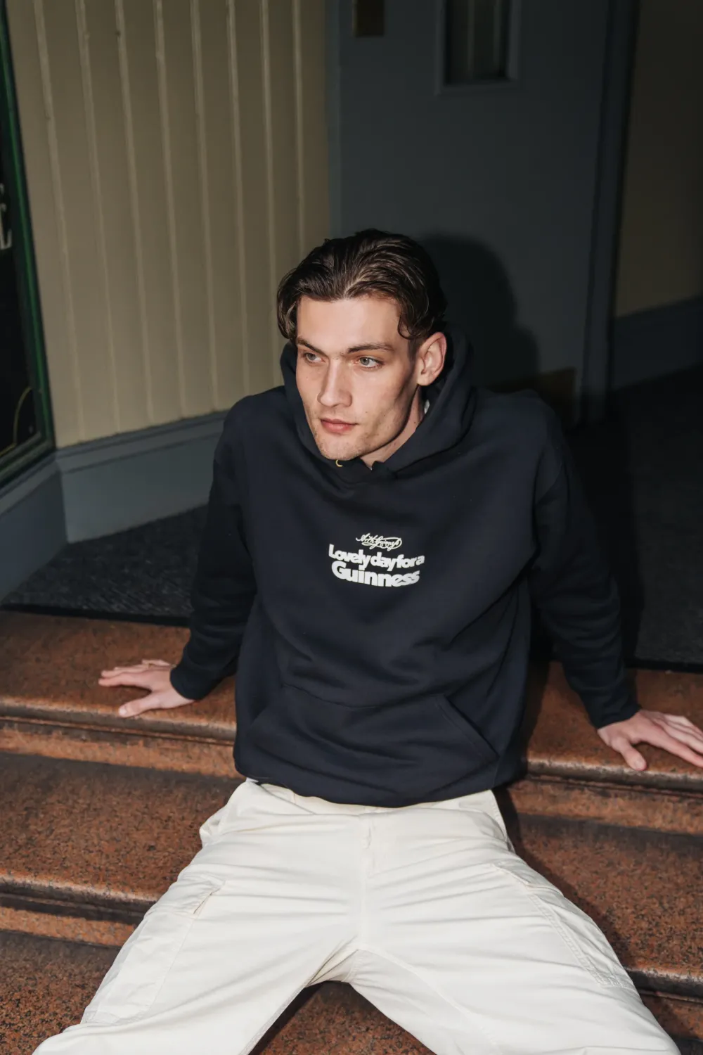 Guinness x UN:IK 'Lovely Day' Hoodie - Black