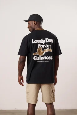 Guinness x UN:IK 'Lovely Day' Tee - Black