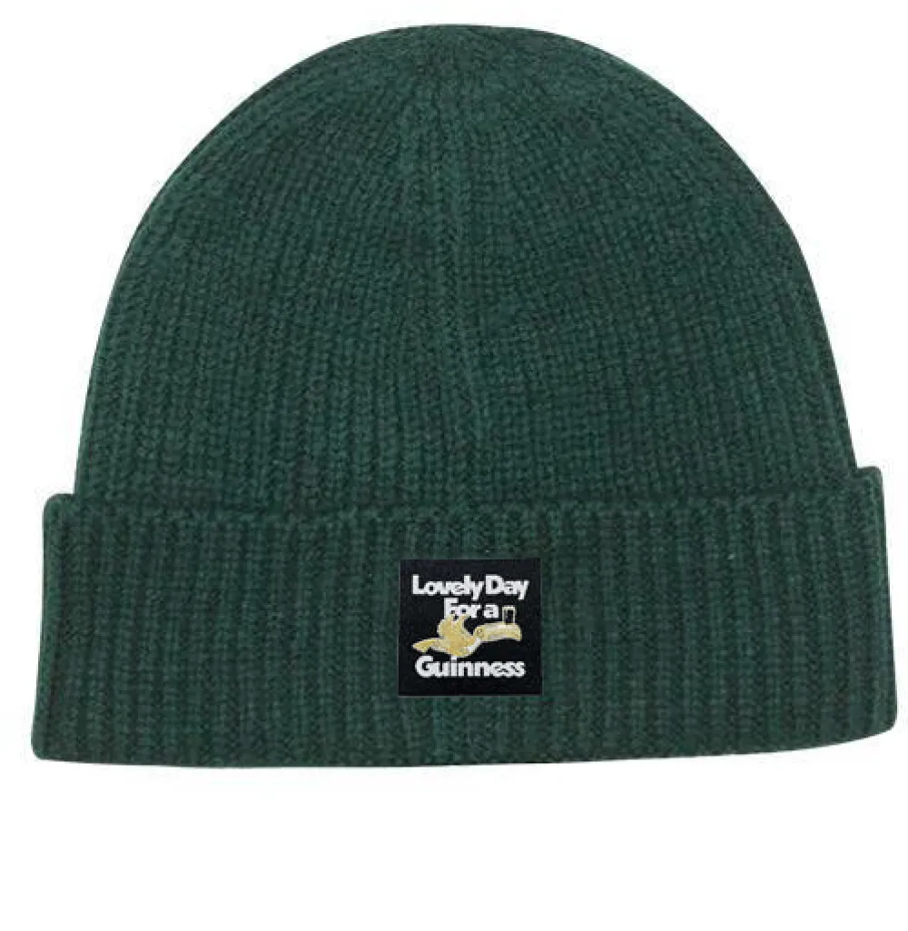 Guinness x UN:IK Ribbed Beanie - Forest Green