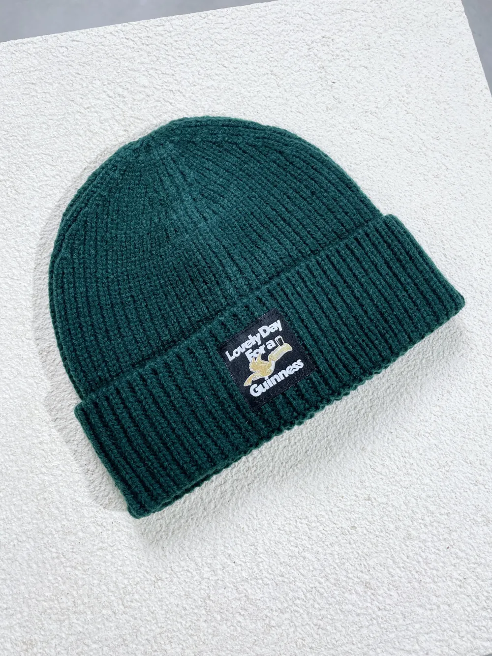 Guinness x UN:IK Ribbed Beanie - Forest Green