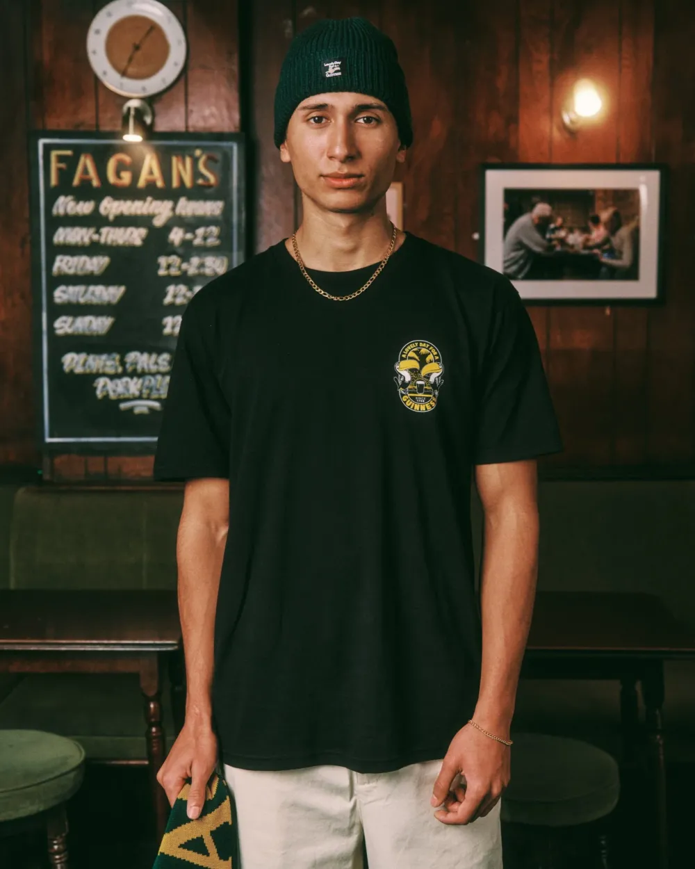 Guinness x UN:IK Ribbed Beanie - Forest Green