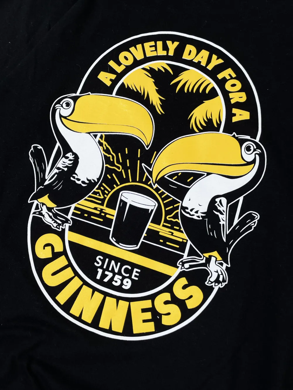 Guinness x UN:IK 'Tropical' Tee - Black