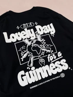 Guinness x UN:IK 'Worldwide' Tee - Black