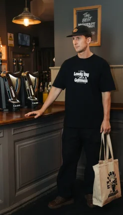 Guinness x UN:IK 'Worldwide' Tee - Black