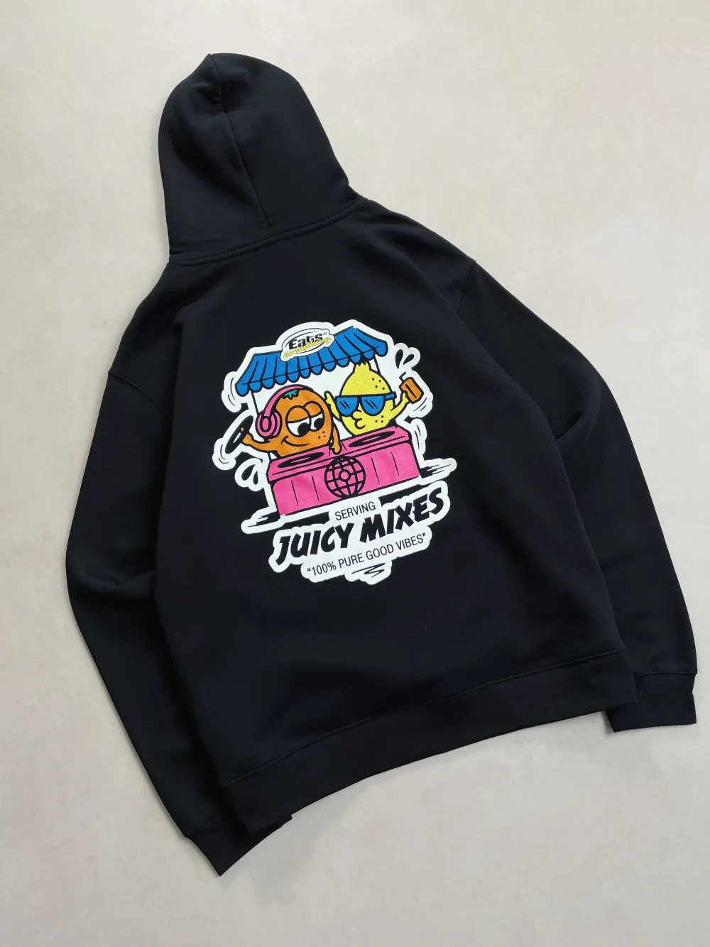 History Of Rave 'Juicy Mixes' Hoodie - Black