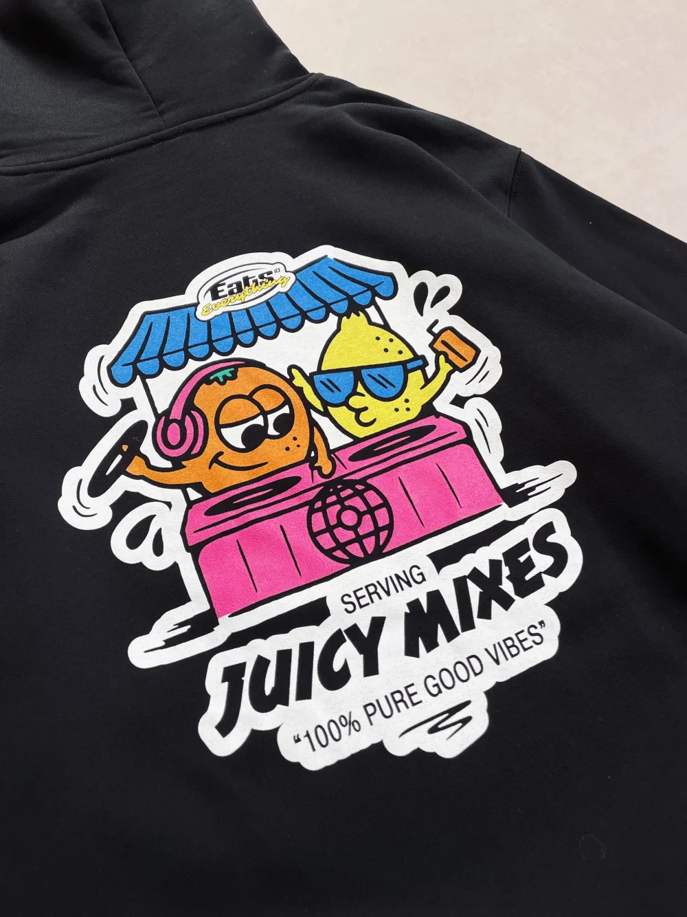History Of Rave 'Juicy Mixes' Hoodie - Black