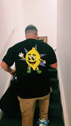 History Of Rave 'Lemon' Tee - Black