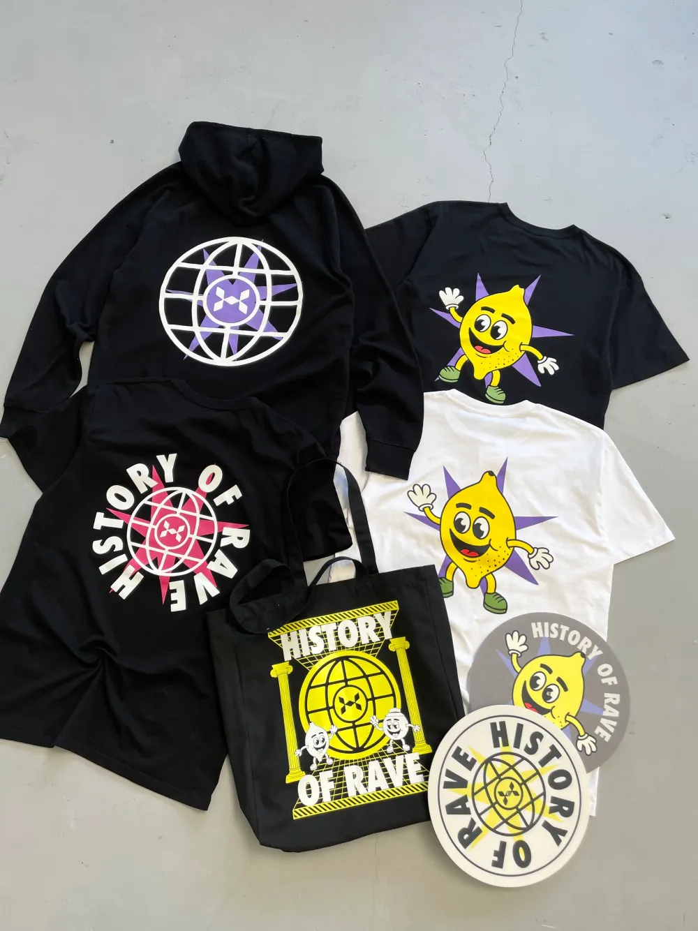 History Of Rave 'Logo' Tee - Black