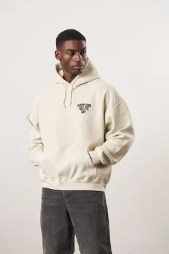 KBar Design KBAR X UN:IK 'Every Dog Has Its Day' Vintage Washed Hoodie - Ivory