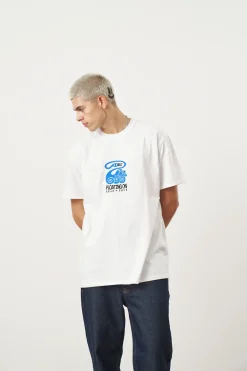 KBar Design KBAR X UN:IK 'Floating On' Embroidered Tee - White