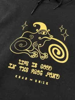 KBar Design KBAR X UN:IK 'Frog Pond' Hoodie - Black