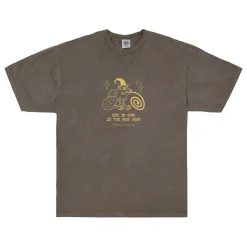 KBar Design KBAR X UN:IK 'Frog Pond' Vintage Washed Tee - Chocolate