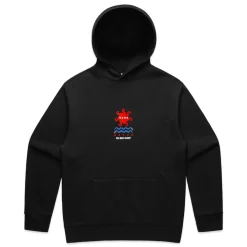KBar Design KBAR X UN:IK 'Sea Snake' Embroidered Hoodie - Black