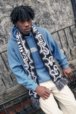 KBar Design KBAR X UN:IK 'Shapes' Scarf - Black