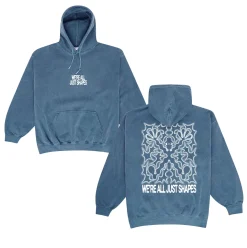 KBar Design KBAR X UN:IK 'Shapes' Vintage Washed Hoodie - Slate Blue