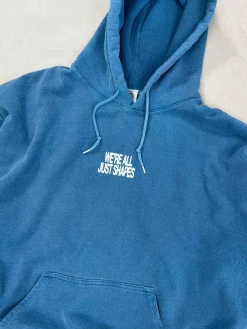 KBar Design KBAR X UN:IK 'Shapes' Vintage Washed Hoodie - Slate Blue