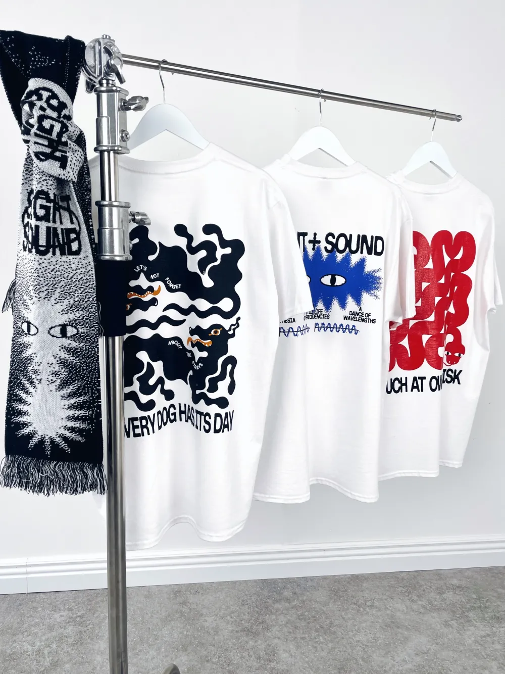 KBar Design KBAR X UN:IK 'Sight & Sound' Tee - White