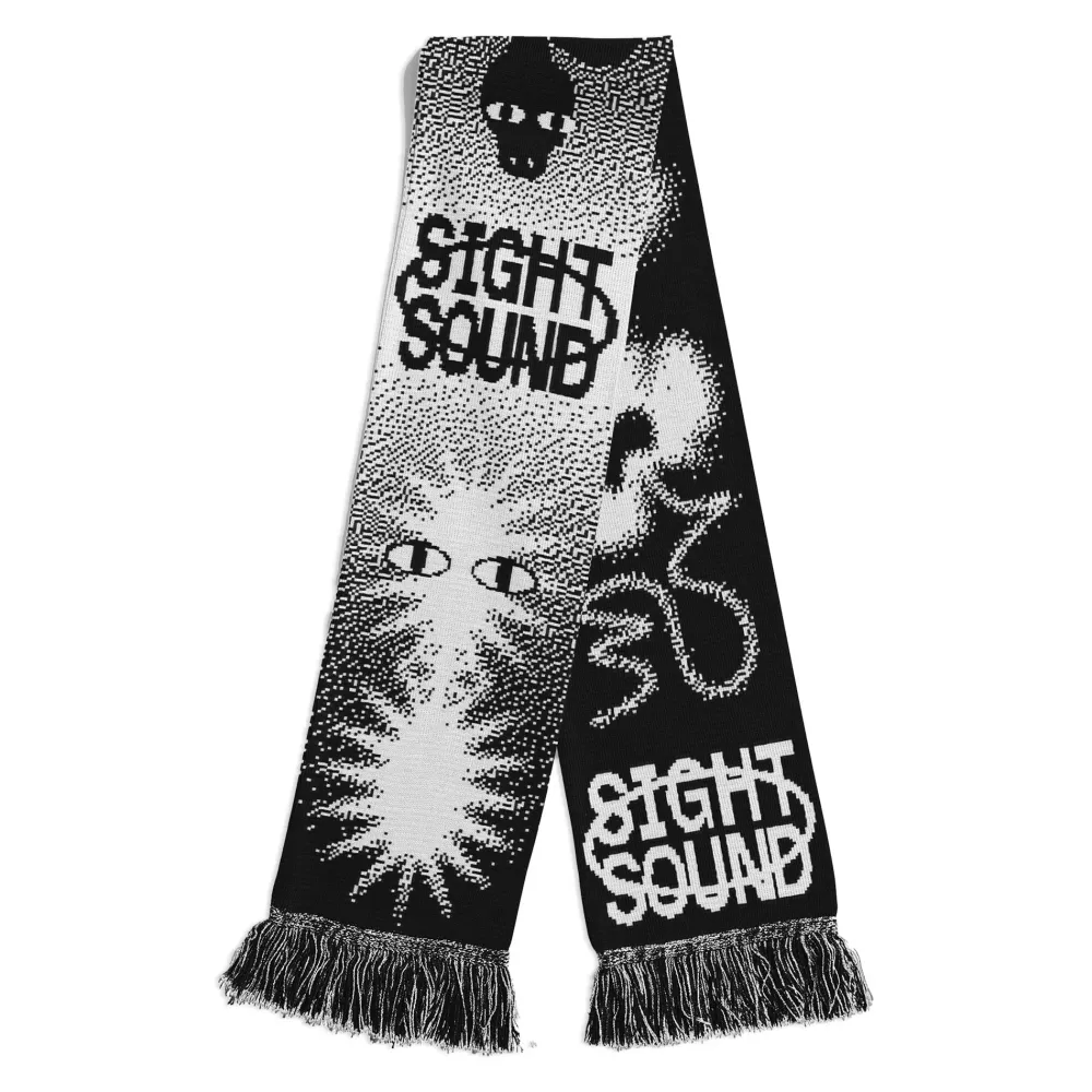 KBar Design KBAR X UN:IK 'Sight & Sound' Scarf - Black / Blue